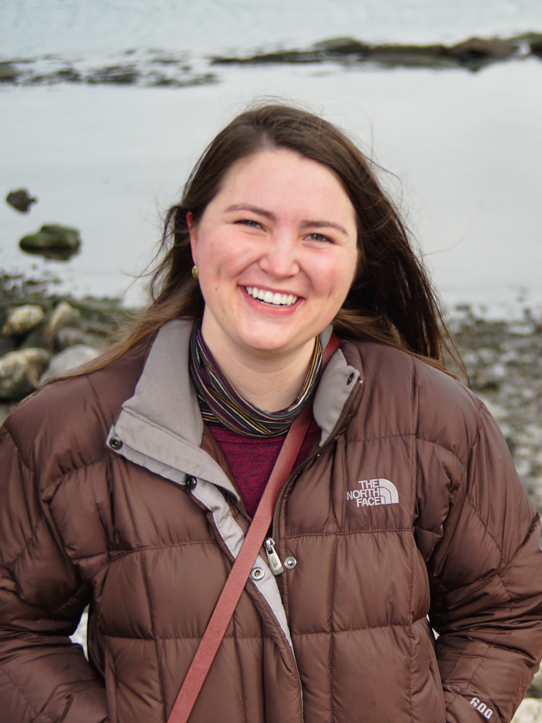 Portrait of Clara McCool in a beach setting